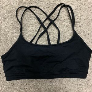 Athleta Hyper Focused Sports Bra Black